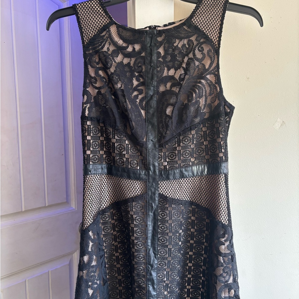 Mossimo Black Lace Backless Dress